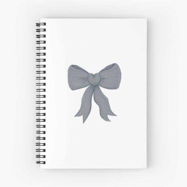 Item preview, Simple grey love-heart bow designed and sold by Eva4EvaDesigns.