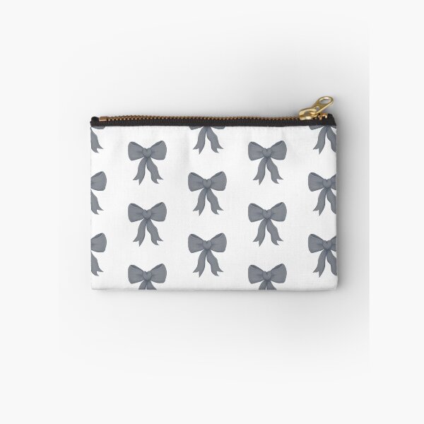 Item preview, Simple grey love-heart bow designed and sold by Eva4EvaDesigns.