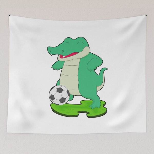 Item preview, Crocodile Soccer player Soccer designed and sold by Snabdesign84.