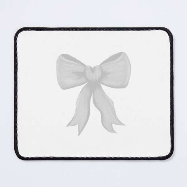 Item preview, Simple white love-heart bow designed and sold by Eva4EvaDesigns.