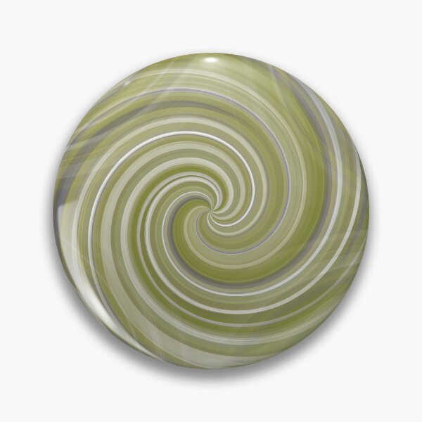 Item preview, Retro Wave Spiral Pattern in Green designed and sold by Artistestella.