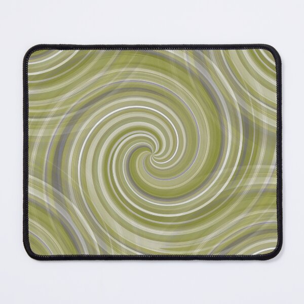 Item preview, Retro Wave Spiral Pattern in Green designed and sold by Artistestella.