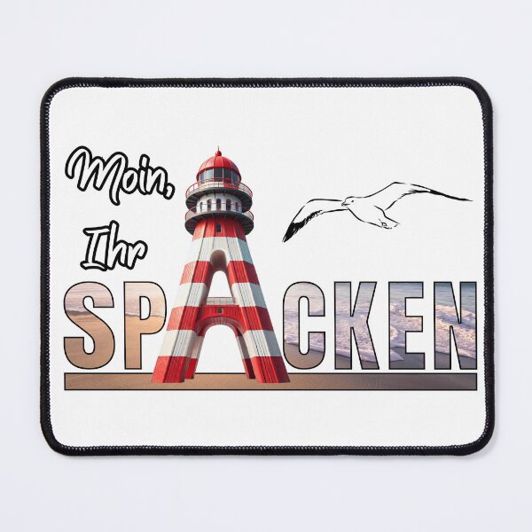 Item preview, Moin ihr Spacken black designed and sold by MoinIhrSpacken.