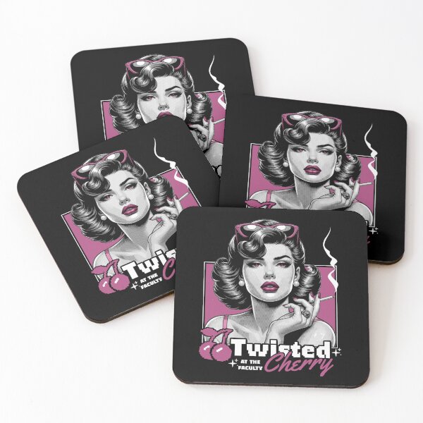Item preview, TWISTED CHERRY - Smoking Lady Purple remix (White) designed and sold by Discothreadz.