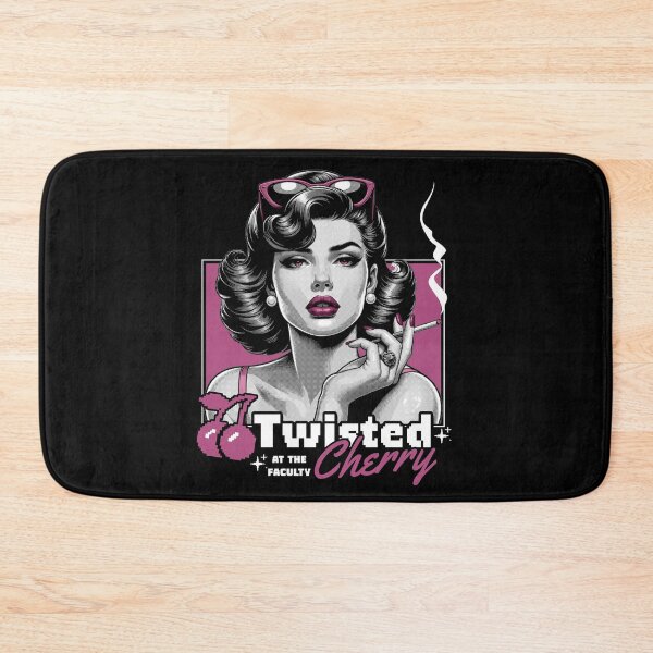 Item preview, TWISTED CHERRY - Smoking Lady Purple remix (White) designed and sold by Discothreadz.