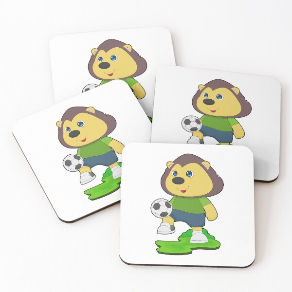 Item preview, Lion Soccer player Soccer designed and sold by Snabdesign84.