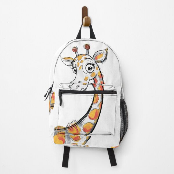 Artikelvorschau, Süße Giraffe, die hervorschaut. Ein kindgerechtes Design für Naturliebhaber. entworfen und verkauft von FusiTink.