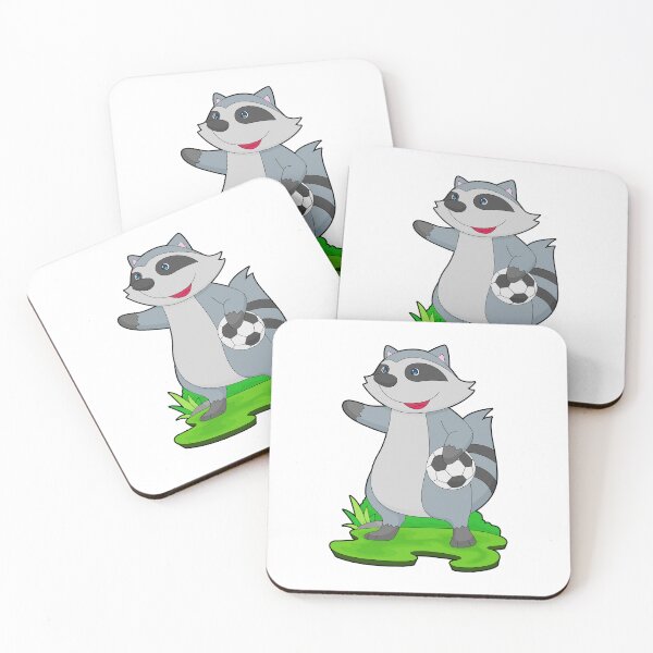 Item preview, Racoon Soccer player Soccer designed and sold by Snabdesign84.