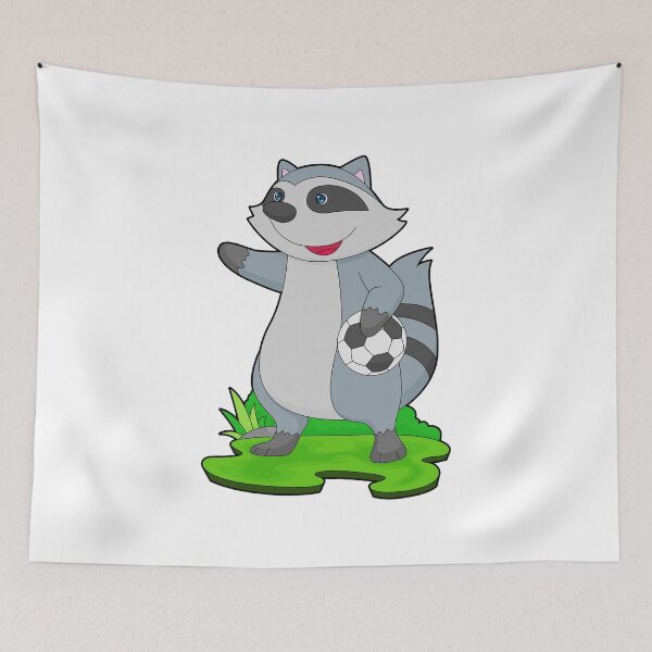 Item preview, Racoon Soccer player Soccer designed and sold by Snabdesign84.