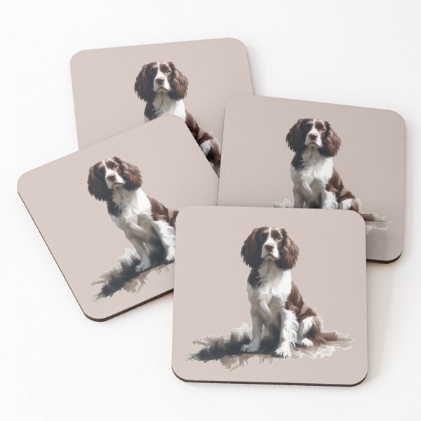 Item preview, Elegant Liver and White Springer Spaniel designed and sold by Now's Good Designs.