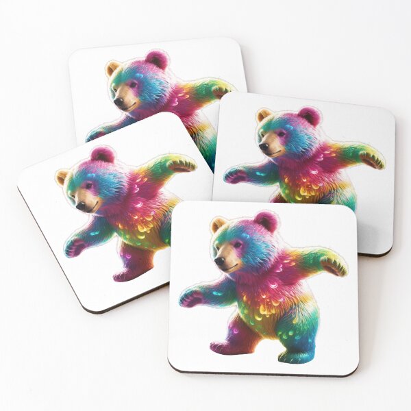 Item preview,  Bear – A Burst of Color & Joy designed and sold by GloriousArtSKD.