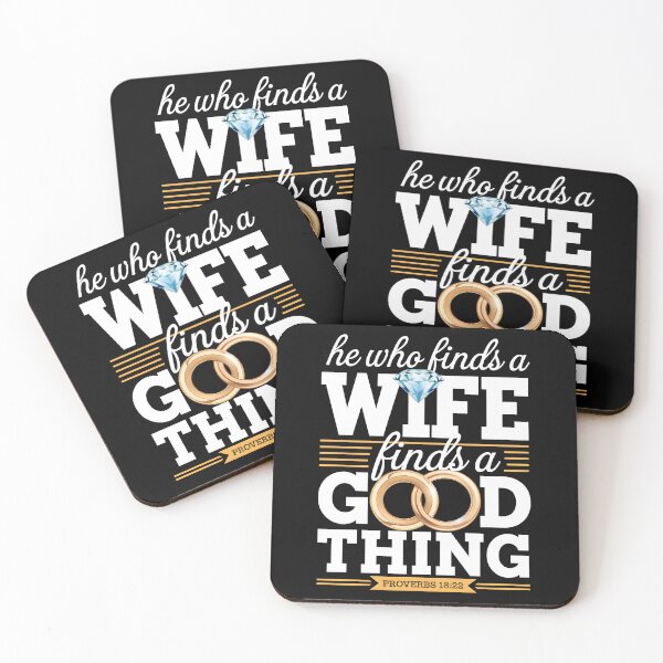 Item preview, He Who Finds a Wife Celebrating Love and Commitment designed and sold by zbox1.