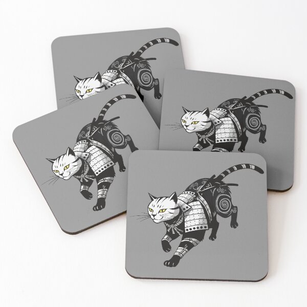 Item preview, Japanese samurai cat designed and sold by wi geon.