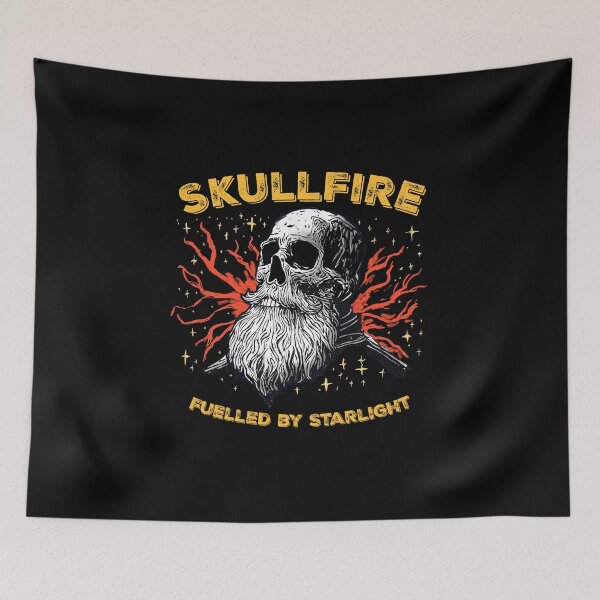 Item preview, Skullfire: Star-Fueled Skull with Fiery Beard designed and sold by Koony House and Field.