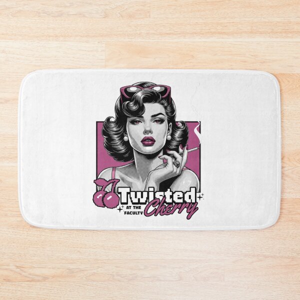 Item preview, TWISTED CHERRY - Smoking Lady purple Remix (Black) designed and sold by Discothreadz.