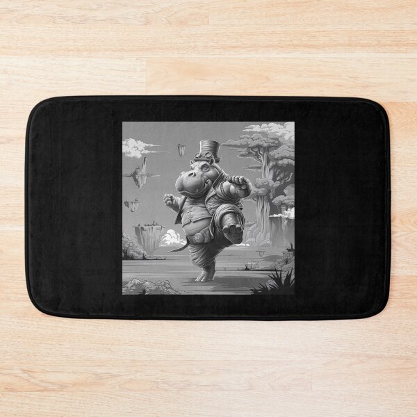 Item preview, Steampunk Hippo in a Fantasy World designed and sold by love3617.
