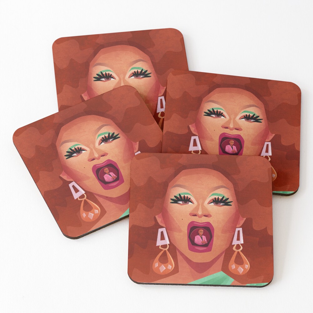 Item preview, Coasters (Set of 4) designed and sold by RikDrawsThings.