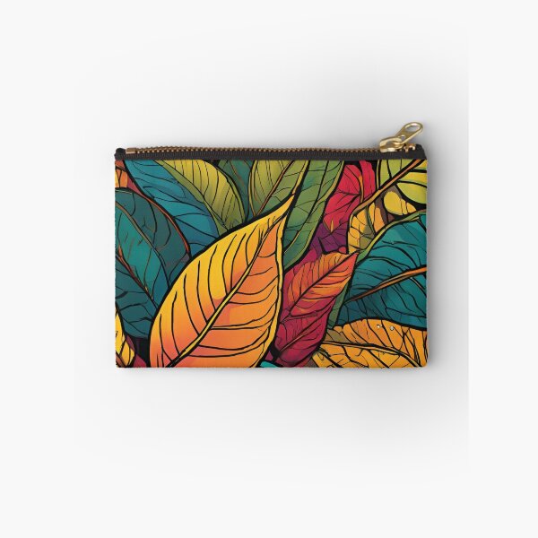 Item preview, Leaf Mania - Colorful Leaf Pattern designed and sold by Line in Bloom.