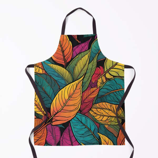 Item preview, Leaf Mania - Colorful Leaf Pattern designed and sold by Line in Bloom.