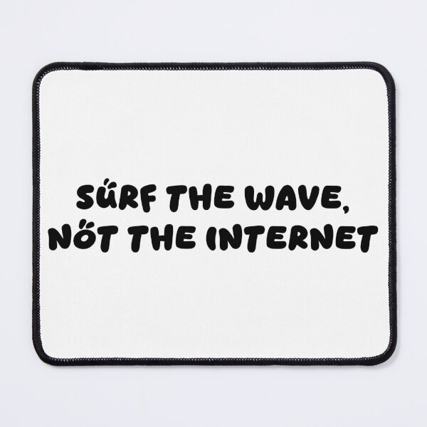 Item preview, "Surf The Wave" Graphic Design - Modern Style designed and sold by Tattee.
