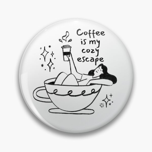 Item preview, Coffee is my cozy escape designed and sold by freeArt10.