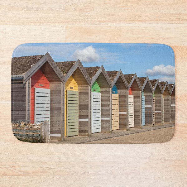 Item preview, Colorful Beach Huts Along a Seaside Promenade at Blyth designed and sold by David Patterson.