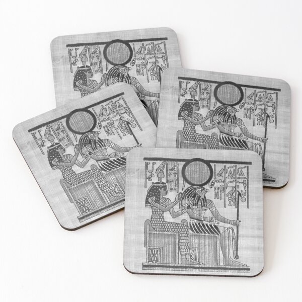 Item preview, Horus and Cleopatra In Black And White designed and sold by JonnaHurmerinta.