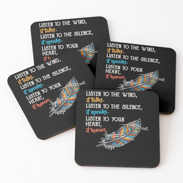 Item preview, Feather Native American Heritage Month Proud Listen To The Wind It Talks designed and sold by Dressed For  Duty.
