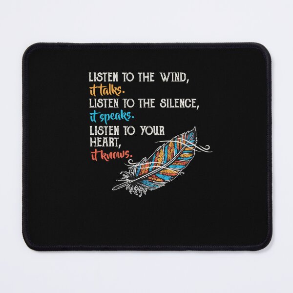 Item preview, Feather Native American Heritage Month Proud Listen To The Wind It Talks designed and sold by Dressed For  Duty.