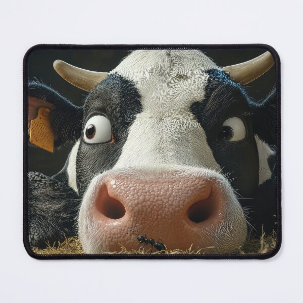 Item preview, Cow with ant designed and sold by thewandswant.