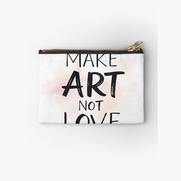Item preview, Typographic Artwork – “MAKE ART, NOT LOVE” designed and sold by Mark Fischer.