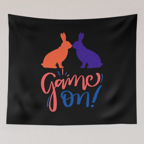 Item preview, Game On, Rabbit Darling Flort - Funny & Trendy Design designed and sold by Colorful-Garden.