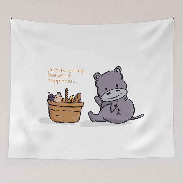 Item preview, Just me and my basket of happiness designed and sold by Sissle.