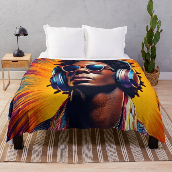 Aperçu de l'œuvre CHANTEUR AFRO-AMÉRICAIN DES ANNÉES 90 créée et vendue par TYTOS-SHOP.