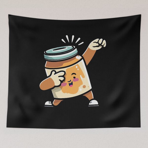 Item preview, Dab Dabbing Peanut Butter Lovers Month Toddler Food Spread designed and sold by Dressed For  Duty.
