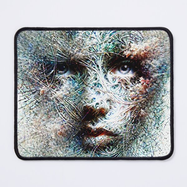 Item preview, Unraveled Portrait - Fragmented Abstract Portrait in Surreal Style designed and sold by Traloch O'Laoi.