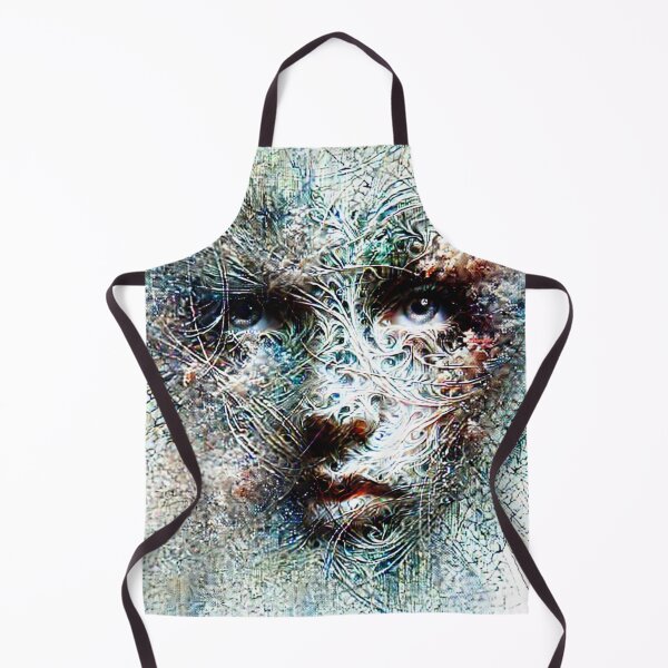 Item preview, Unraveled Portrait - Fragmented Abstract Portrait in Surreal Style designed and sold by Traloch O'Laoi.