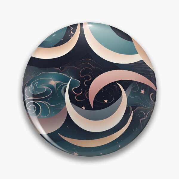 Item preview, Lunar Echoes - Abstract Lunar Phases with Echoing Patterns designed and sold by Traloch O'Laoi.
