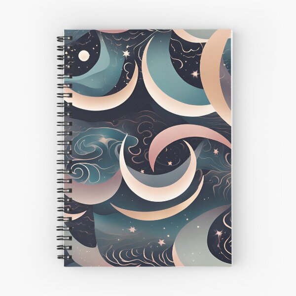 Item preview, Lunar Echoes - Abstract Lunar Phases with Echoing Patterns designed and sold by Traloch O'Laoi.