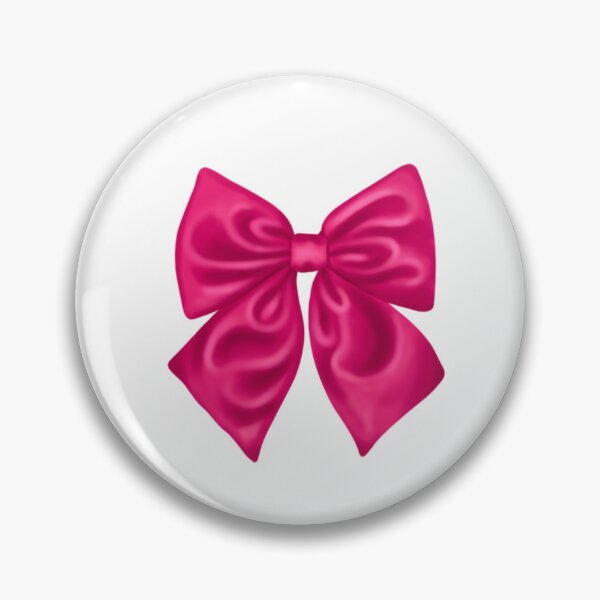 Item preview, Cute burgundy pink satin ribbon bow designed and sold by Splendid Scibbles.