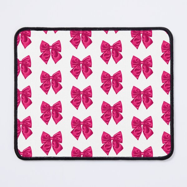 Item preview, Cute burgundy pink satin ribbon bow designed and sold by Splendid Scibbles.