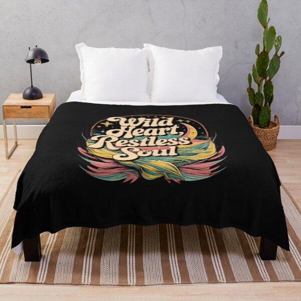 Item preview, Wild Heart,Restless Soul-Vintage Boho Tee designed and sold by CraftCharm.