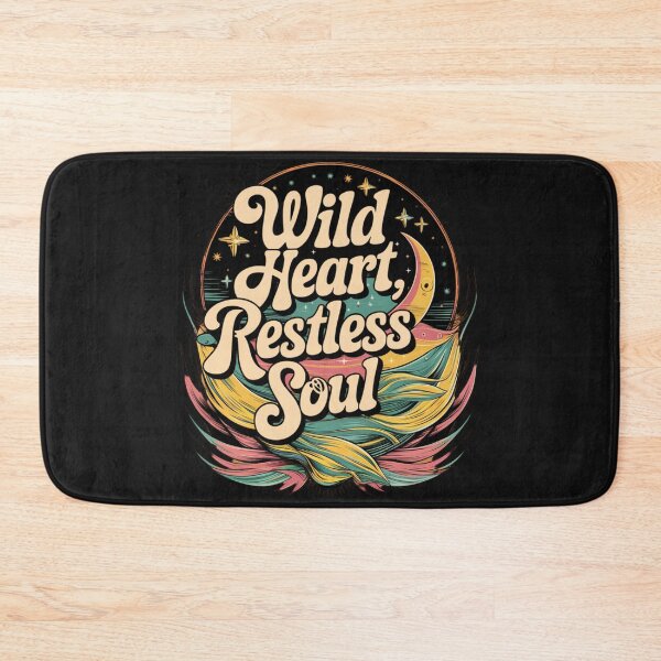 Item preview, Wild Heart,Restless Soul-Vintage Boho Tee designed and sold by CraftCharm.