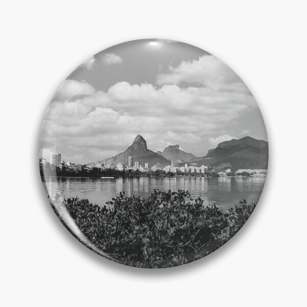Item preview, Lagoa Rodrigo de Freitas in Black and White designed and sold by anafrancisconi.