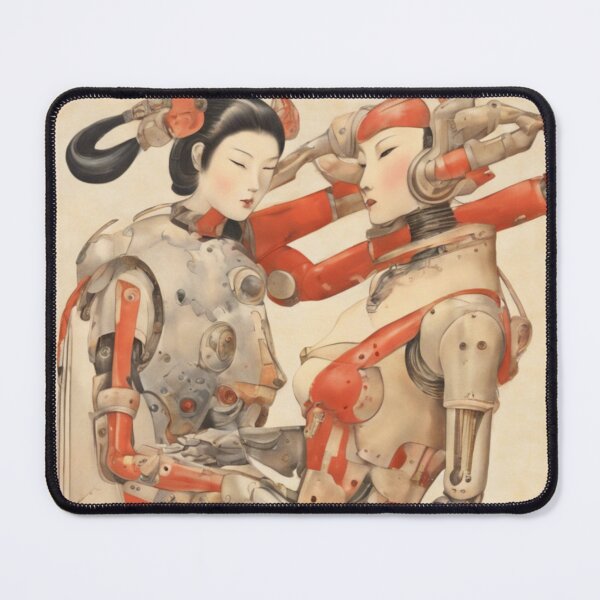 Item preview, Robot Shunga Erotic Art Hybrid Imitation | #46 designed and sold by NickWhittleArt.