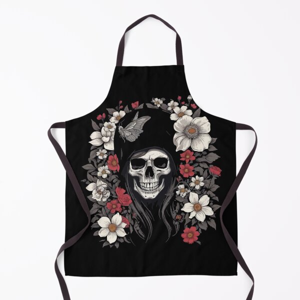 Item preview, Macabre Elegance: Victorian Skull Reaper and Floral Fusion designed and sold by Yehia-Massoud.