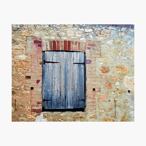 Aperçu de l'œuvre Volets bleus, Goolwa, Australie du Sud créée et vendue par SculleryDaysVtg.