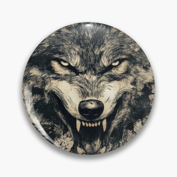 Item preview, Angry Wolf Portrait. designed and sold by ML-Media.