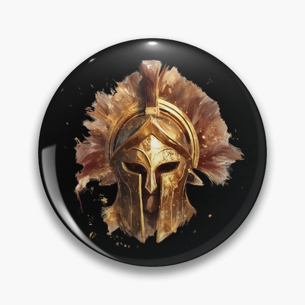 Item preview, Spartan Warrior golden helmet designed and sold by SMARTKIT  DESIGNAGENCY.