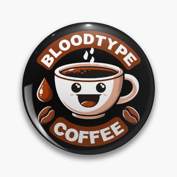 Item preview, Blood Type Coffee Cartoon Gift designed and sold by Pineapple-Tree.